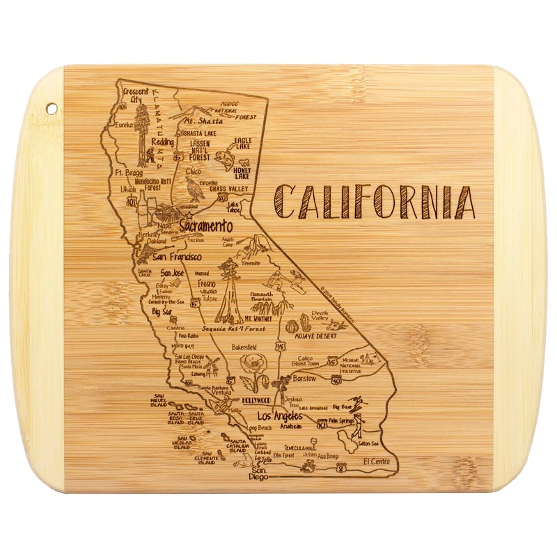 Totally Bamboo لوح تقديم وقطع من الخيزران التام - شريحة من الحياة - ولاية كاليفورنيا، 11" × 8.75" - Image 1